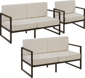 Set da giardino Comosa per 5 persone, imbottitura XXL