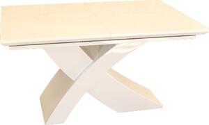 Tavolo da pranzo Nolana 200-240x100 cm allungabile bianco