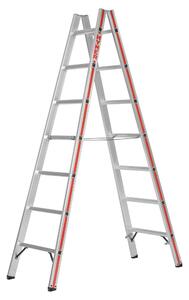 Scala a pioli Hymer, accessibile da entrambi i lati, 2x8 pioli, altezza verticale 2,30 m, altezza massima 3,63 m, peso 9,2 kg