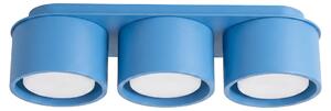 Plafoniera MODO 3 azzurro Gx53 3xGx53 10W alluminio 8.2x10.4x32.4cm Sollux Lighting