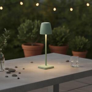 Nova Luce COLT Lampada da tavolo Olive 2W IP54 bianco caldo 8x8,2x30cm 9223414