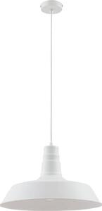 Lampada a sospensione Lindby Laylan, bianco, Ø 46 cm, metallo