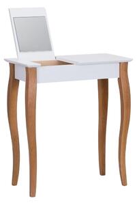 Tavolino da toilette bianco con specchio Tavolino da toilette, lunghezza 65 cm - Ragaba
