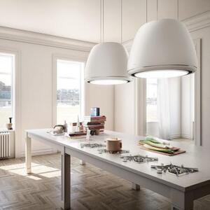 Elica Cappa Cucina Filtrante Isola Larghezza 50 cm Profondit 50 cm colore Bianco - PRF0098360 EDITH CLASSIC/F/50