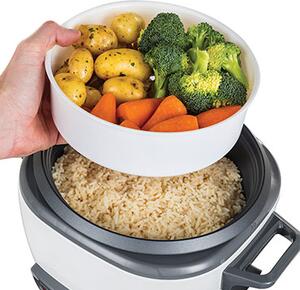 Russell Hobbs Cuociriso elettrico Risottiera Cottura a vapore Potenza 500 watt Capacit 3 litri colore Bianco - 27040-56