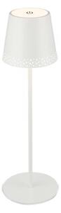 Brilo - Lampada da tavolo LED ricaricabile a sfioramento KIKI LED/2,6W/5V IP44 2600 mAh bianca