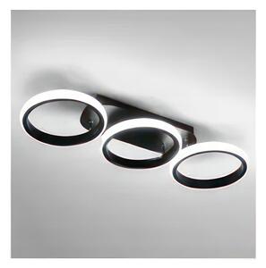 Plafoniera LED dimmerabile LED/30W/230V 3000-6500K nero Wi-Fi Tuya + telecomando