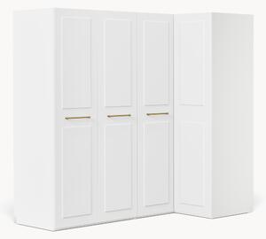 Armadio angolare componibile Charlotte, Larg. 215 cm, diverse varianti