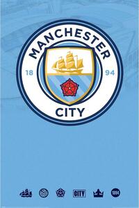 Posters, Stampe Manchester City - Club Crest