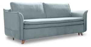 Divano in velluto azzurro 225 cm Charming Charlie - Miuform
