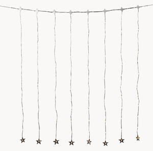 Tenda luminosa a LED da interno-esterno con funzione timer Mackenzie Stars, ambra