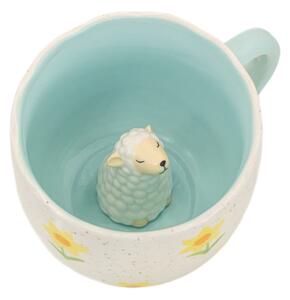 Tazza blu e color crema in porcellana 350 ml Surprise Sheep – Sass & Belle