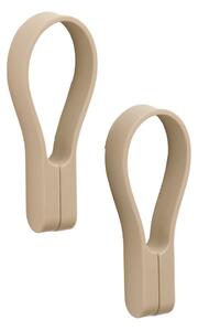 Set di ganci per asciugamani beige 2 pz Loop – Zone
