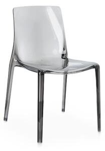Sedia da esterno grigia in plastica Adele – Bizzotto