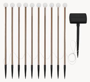 Set di 10 lampade solari a LED con luce regolabile Lolly