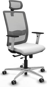 Sedia da ufficio Piqueras y Crespo, modello 1B086G2, colore bianco