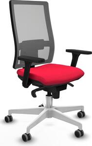 Sedia da ufficio Horna Piqueras y Crespo, modello 3D026G0, colore rosso