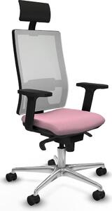 Sedia da ufficio Horna Piqueras y Crespo, modello 2D086N1, colore rosa
