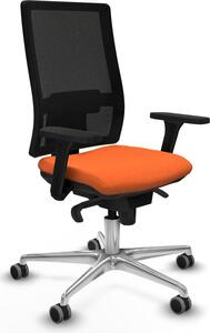 Sedia da ufficio Horna Piqueras y Crespo, modello 3D086G0, colore arancione
