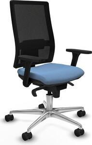 Sedia da ufficio Horna Piqueras y Crespo, modello 3D086N0, colore blu cielo