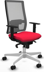 Sedia da ufficio Horna Piqueras y Crespo, modello 1D026N0, colore rosso