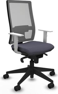 Sedia da ufficio Horna Piqueras y Crespo, modello 4B066N0, colore grigio scuro