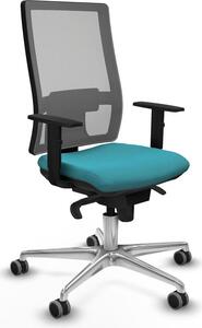Sedia da ufficio Horna Piqueras y Crespo, modello 1D086G0, colore turchese