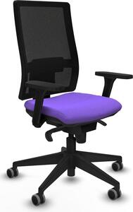 Sedia da ufficio Piqueras y Crespo, modello 3D066G0, colore lilla