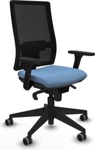 Sedia da ufficio Horna Piqueras y Crespo, modello 3D066G0, colore blu cielo