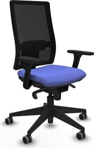 Sedia da ufficio Horna Piqueras y Crespo, modello 3D066G0, colore azzurro chiaro