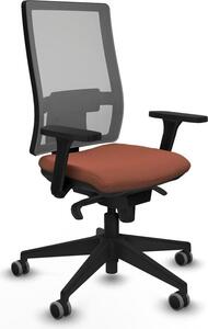 Sedia da ufficio Horna Piqueras y Crespo, modello 3D066G0, colore marrone