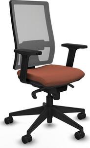Sedia da ufficio Horna Piqueras y Crespo, modello 2D066N0, colore marrone