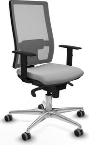 Sedia da ufficio Horna Piqueras y Crespo, modello 1D086G0, colore grigio chiaro