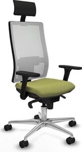 Sedia da ufficio Horna Piqueras y Crespo, modello 3D086N1, colore verde
