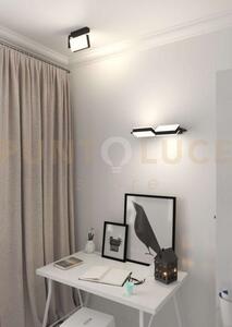 Kubi applique plafoniera piccola nero a led 3000-4000°k 19w 2160lm