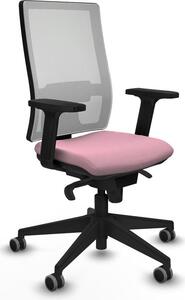 Sedia da ufficio Horna Piqueras y Crespo, modello 2D066G0, colore rosa