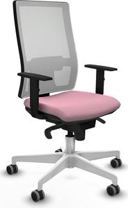 Sedia da ufficio Horna Piqueras y Crespo, modello 1D026G0, colore rosa