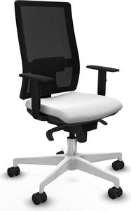 Sedia da ufficio Horna Piqueras y Crespo, modello 1D026N0, colore bianco