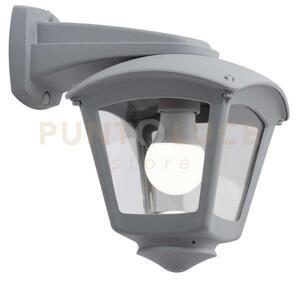 Lerici applique 1 luce grigio ip55 attacco e27