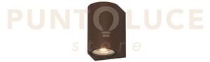 Lione applique monoemissione 1 luce corten ip65 ik04 attacco gu10