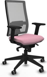 Sedia da ufficio Horna Piqueras y Crespo, modello 2D066G0, colore rosa