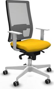 Sedia da ufficio Horna Piqueras y Crespo, modello 4B026G0, colore giallo