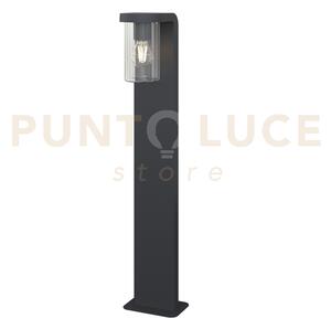 Lugano palo 80cm 1 luce attacco e27 grigio antracite ip54