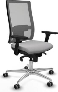 Sedia da ufficio Horna Piqueras y Crespo, modello 3D086G0, colore grigio chiaro
