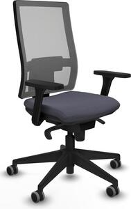 Sedia da ufficio Horna Piqueras y Crespo, modello 3D066G0, colore grigio scuro