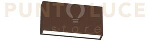 Madrid applique biemissione 18cm corten led cct 3000 4000k 10w 620l