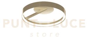 Malika plafoniera 40 cm oro champagne led cct switch 3000/4000/6000