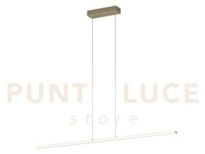 Malika sospensione 120 cm oro champagne led cct switch 3000/4000/60