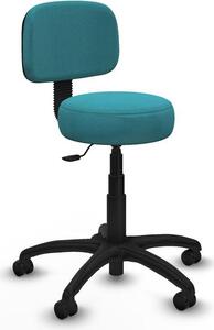 Sedia da ufficio Piqueras y Crespo modello B3901RP, colore turchese