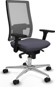 Sedia da ufficio Horna Piqueras y Crespo, modello 3D086N0, colore grigio scuro